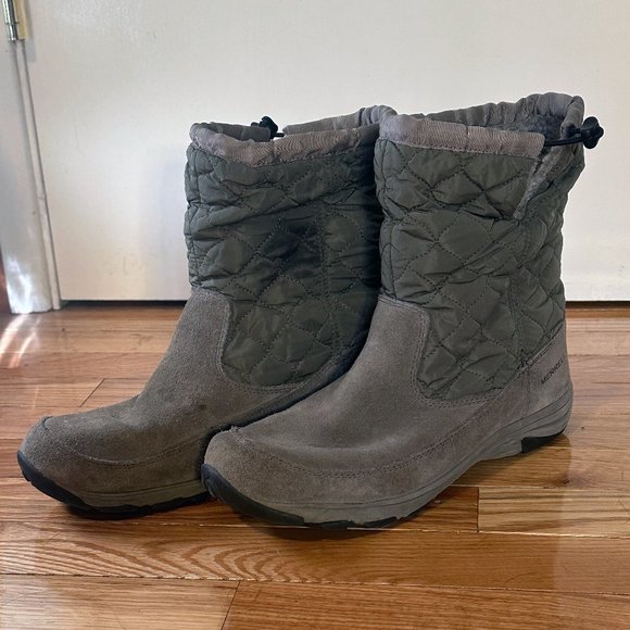 Merrell Winter Boots Sage Green Size 9.5 9 1/2 - Picture 1 of 6